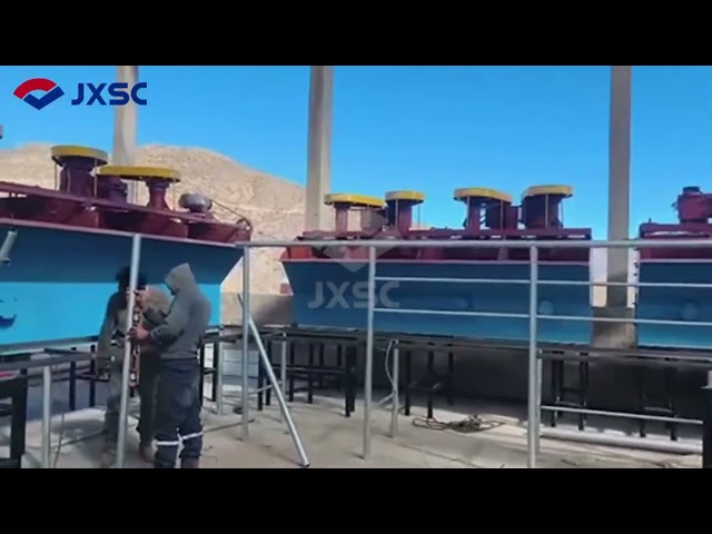 Antimony ore processing line purchased by a Bolivian client from JXSC