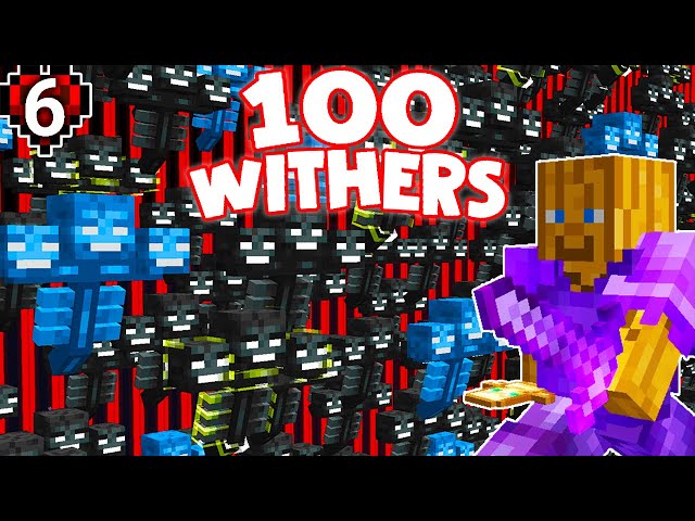 Can You Beat 100 Withers Simultaneously in Hardcore Minecraft?