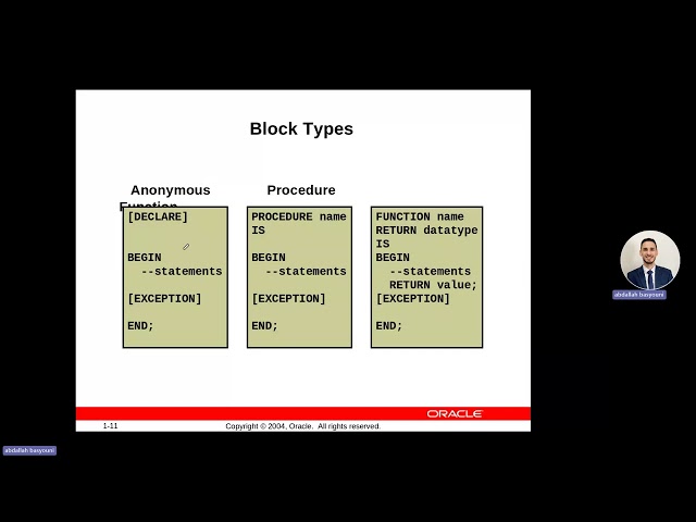 13 - Introduction to PL SQL