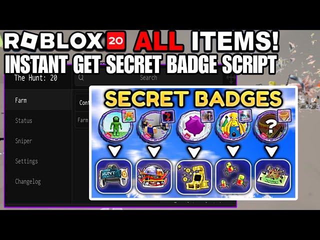 [ SECRET UGC ] Roblox The Hunt 20 Script - Instant Get All Badges!