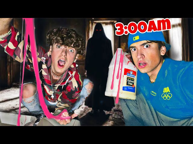 SNEAKING Into Abandoned House AT 3AM To Make SLIME