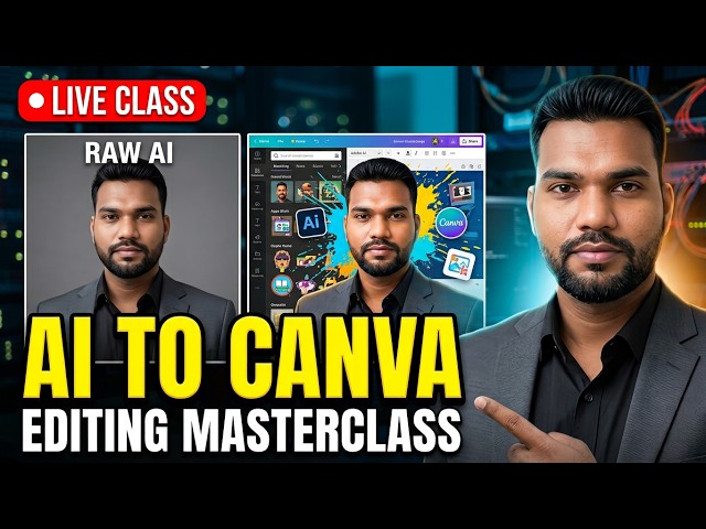 Al se banaya hua thumbnail ko canva me Edit kaise kare