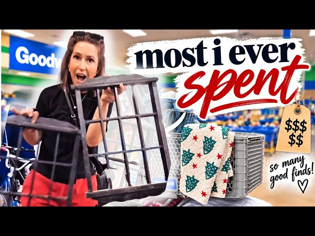 I spent HOW MUCH at the Goodwill Outlet Bins?! 😳 #whatnotpartner
