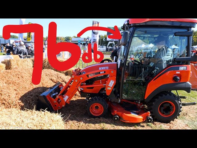 The Most Luxurious , Quiet, Subcompact Tractor EVER!!!
