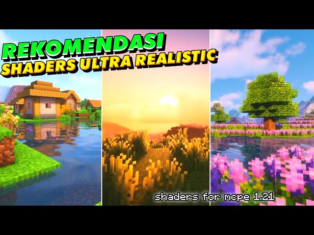 TOP 3 BEST LIGHTWEIGHT REALISTIC MCPE 1.21+ & 1.26 SHADERS | NewB Shader #rtx #shaders #minecraft