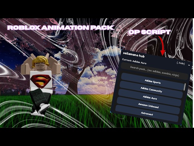 🔥 ROBLOX ANIMATION PACK SCRIPT 🔥 NEW & KEYLESS!
