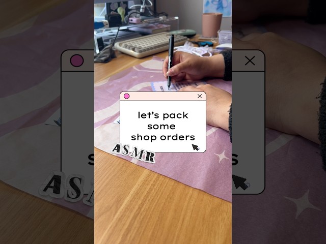 order packing session 🛍️✨🔈 #asmr #packingorders