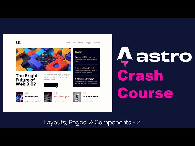 Let's Build A New's Blog - Astro Framework #2