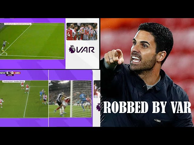 Arsenal robbed. Arsenal var error. VAR officials also not at fault