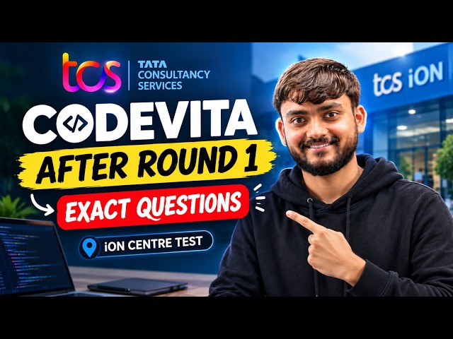 TCS CodeVita Round 1 → iON Centre Coding Test | Exact Questions Asked + Full Details