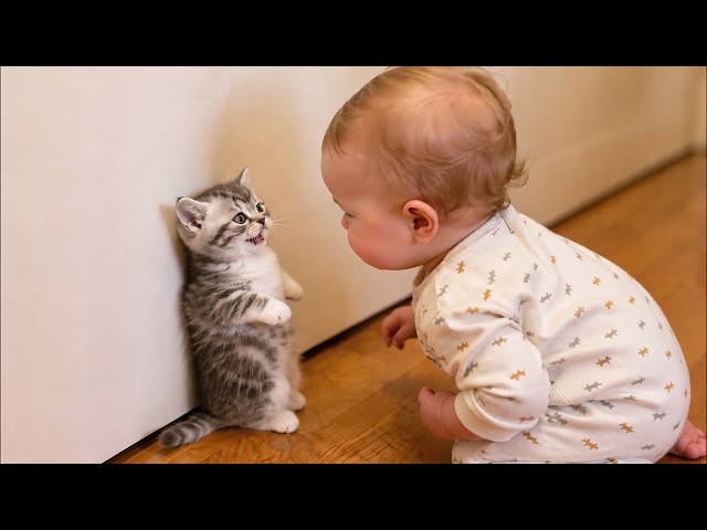When Your Cat Is Raised By Baby...It's Hilarious 😹