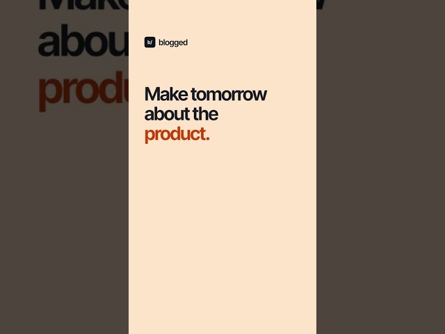 The blog draft moved to tomorrow. Again.