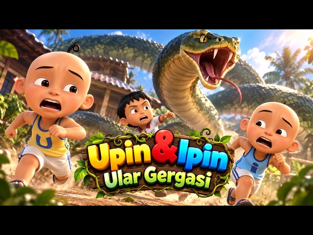 Upin & Ipin - Ular Gergasi (Full Episode)