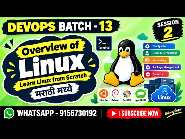 Batch 13 | Session 2 | Overview of Linux