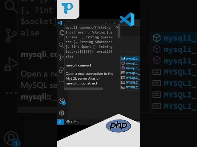 How to Connect Database in PHP #php #database #shorts #web development
