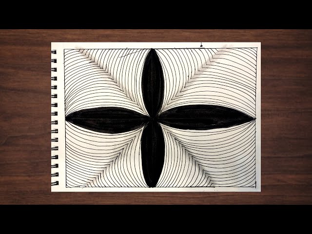Easy illusion art for beginner | step by step | drawing | how to draw easy doodle art #art #drawing