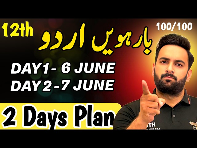 Class 12 : Urdu Final Plan 🔥 | Guess Paper 2026 | 12th Urdu  Guess Paper 2026