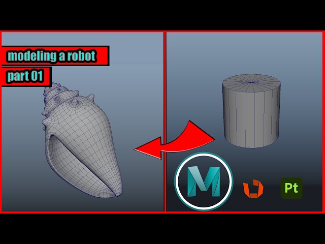 how to 3d modeling scallop in maya2022-full tutorial-part01