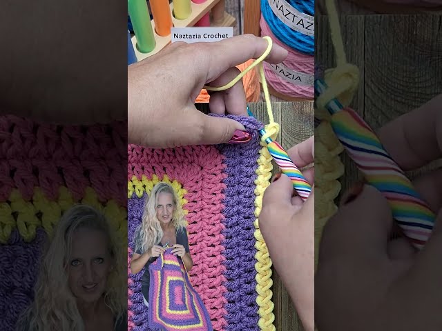 This essential 2 stitch method creates a braided edge.