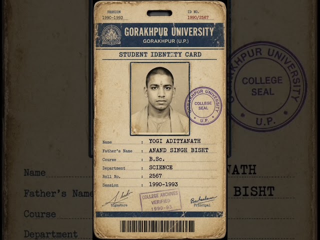 Yogi Adityanath का ID Card वायरल! 😱#shorts #viral #trending #ytshorts @khangsresearchcentre1685