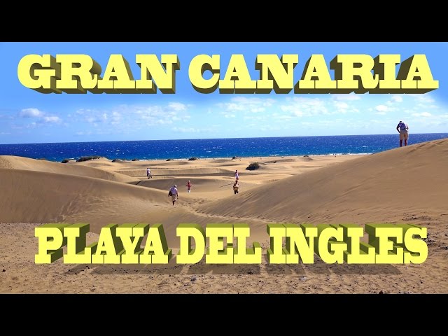Playa del Ingles, Maspalomas - Gran Canaria 4K