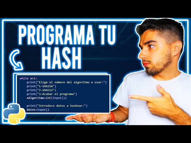 What is a HASH in Computer Science and Cryptography + [Example with PYTHON🐍] 🔐