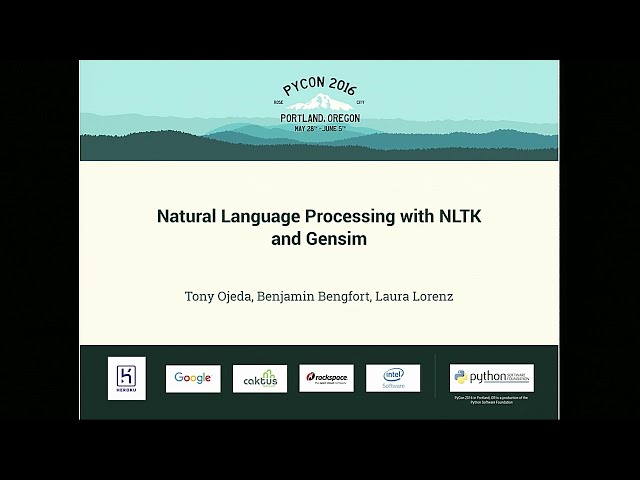 Tony Ojeda, Benjamin Bengfort, Laura Lorenz - Natural Language Processing with NLTK and Gensim
