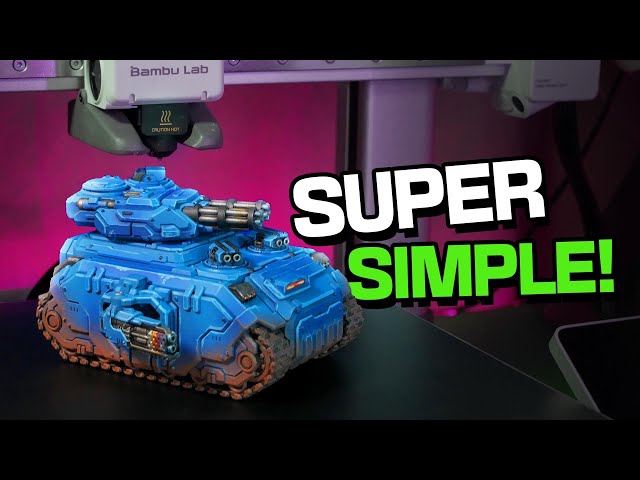 How To FDM Print a Tank ~ It's Easier Than You Think!