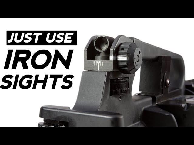 Shooting Iron Sights in 2026: Everyone should be doing this. 