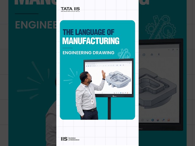 THE LANGUAGE OF MANUFACTURING. 📐 #engineeringdrawing