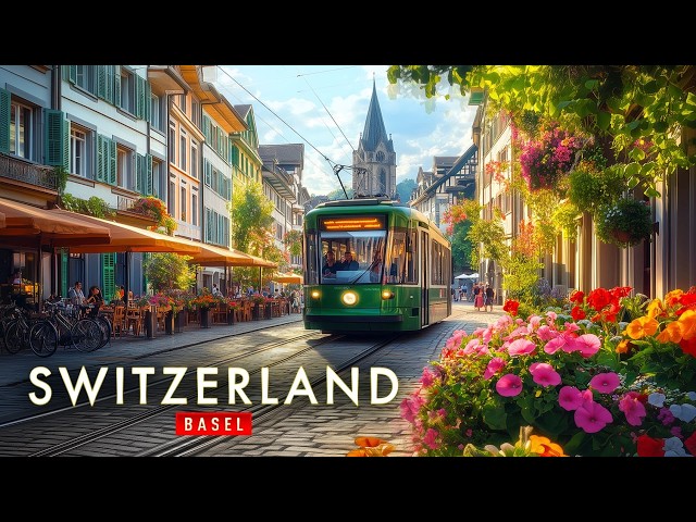 Basel, Switzerland Walking Tour 4k | Stunning Streets, History & Architecture