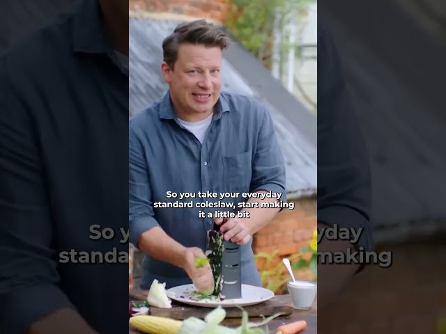 How To Make Coleslaw In 1 Minute #shorts #howto