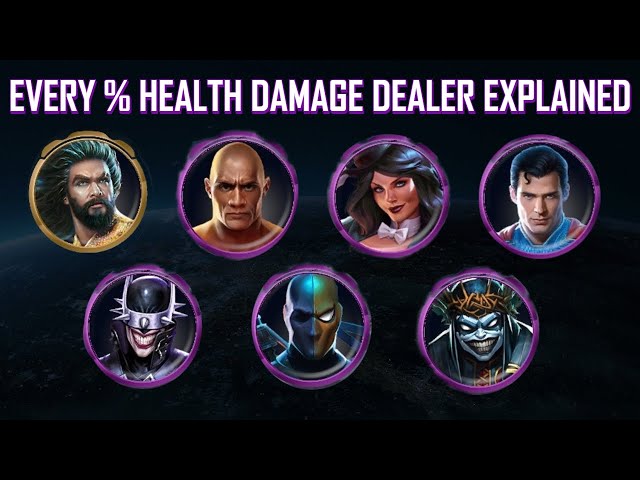 Every % Health Damage Dealer Explained | Injustice 2 Mobile