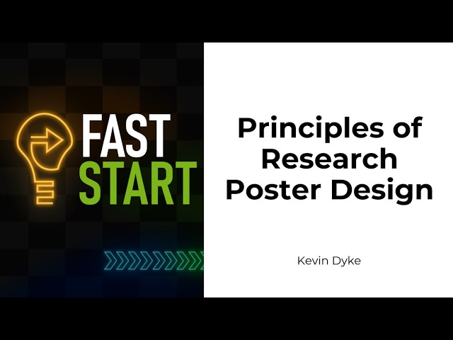 Principles of Research poster Design