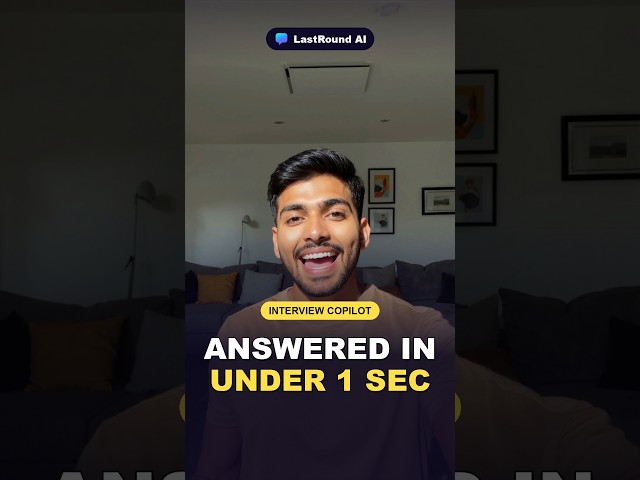 Can AI answer an interview question in under a second? #shorts