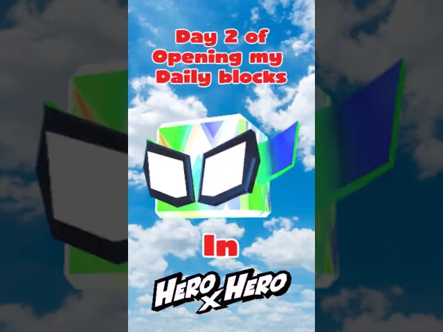 Day 2 of opening my daily cubes#heroxhero#shorts#shortsyoutube#shortsvideo#shortsviral#shortsvideos