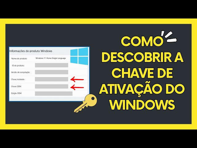 How to find your Windows activation key