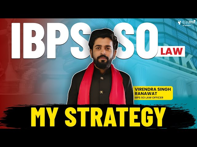 How did I Become IBPS SO Law Officer? - Complete Strategy | Law Bank Officer Preparation