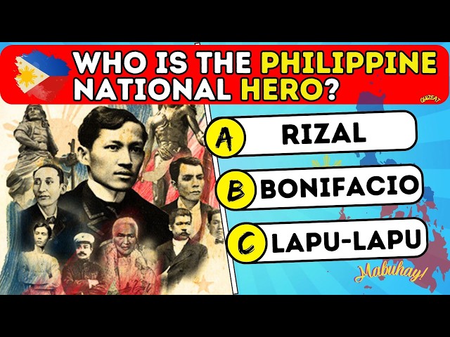 🇵🇭 Philippine General Knowledge Quiz | Only True Pinoy Can Pass This Quiz!  | Quizeat