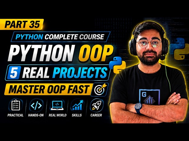Python OOP Projects: 5 Real-World Exercises | Encapsulation, Inheritance & Polymorphism