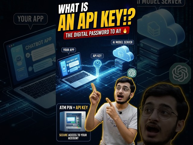 What Is an API Key? 🔑 Explained in 60 Seconds Part 2