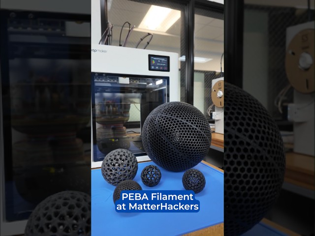 New PEBA Flexible Filament at MatterHackers  #matterhackers #3dprinting
