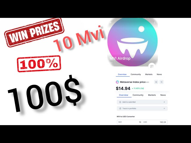 $MVI token Airdrop 100$ win prizes #$MVI #boom