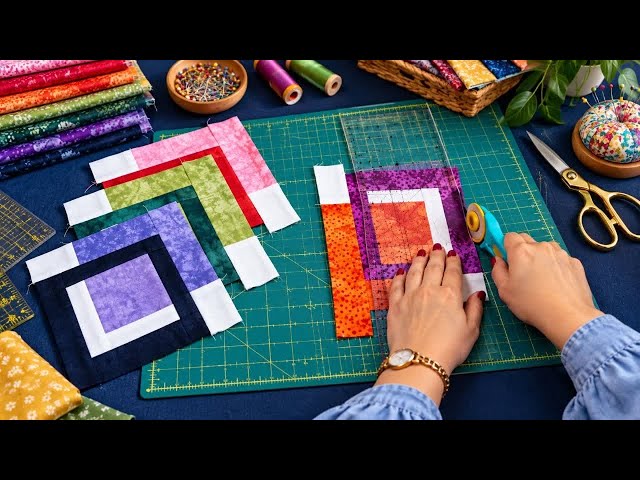 💖This  3D Quilt Block will change your Quilting forever/ Stunning upcycle idea