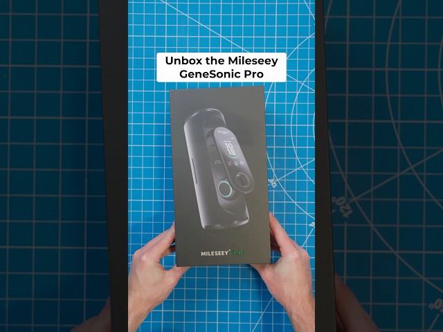 Unbox the Mileseey GeneSonic Pro Detachable Golf GPS Speaker