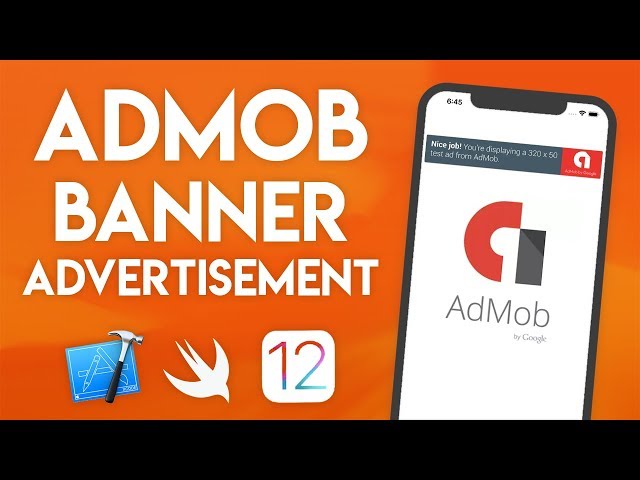 Swift 4.2 Xcode Tutorial - AdMob Banner Ads - iOS 12 Geeky Lemon Development