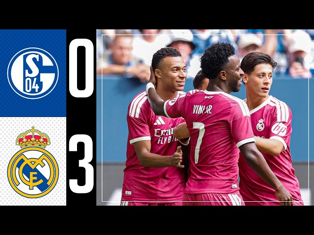 MBAPPÉ, HUIJSEN & ESPÍ SCORE IN GERMANY! | Schalke 04 0-3 Real Madrid | Highlights