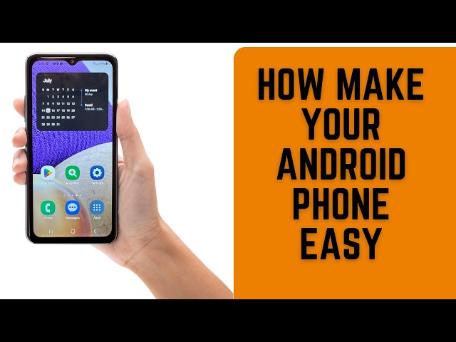 Seniors, make your android phone easy to use! top 10 Tips for seniors)