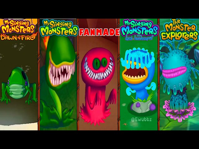 Dawn of Fire vs My Singing Monster, Fanmade and lost landscapes  || My Singing Monster