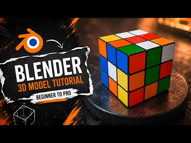BLENDER 3D MODEL TUTORIAL || BLENDER FOR BEGINNER || HOW TO LEARN BLANDER IN HINDI